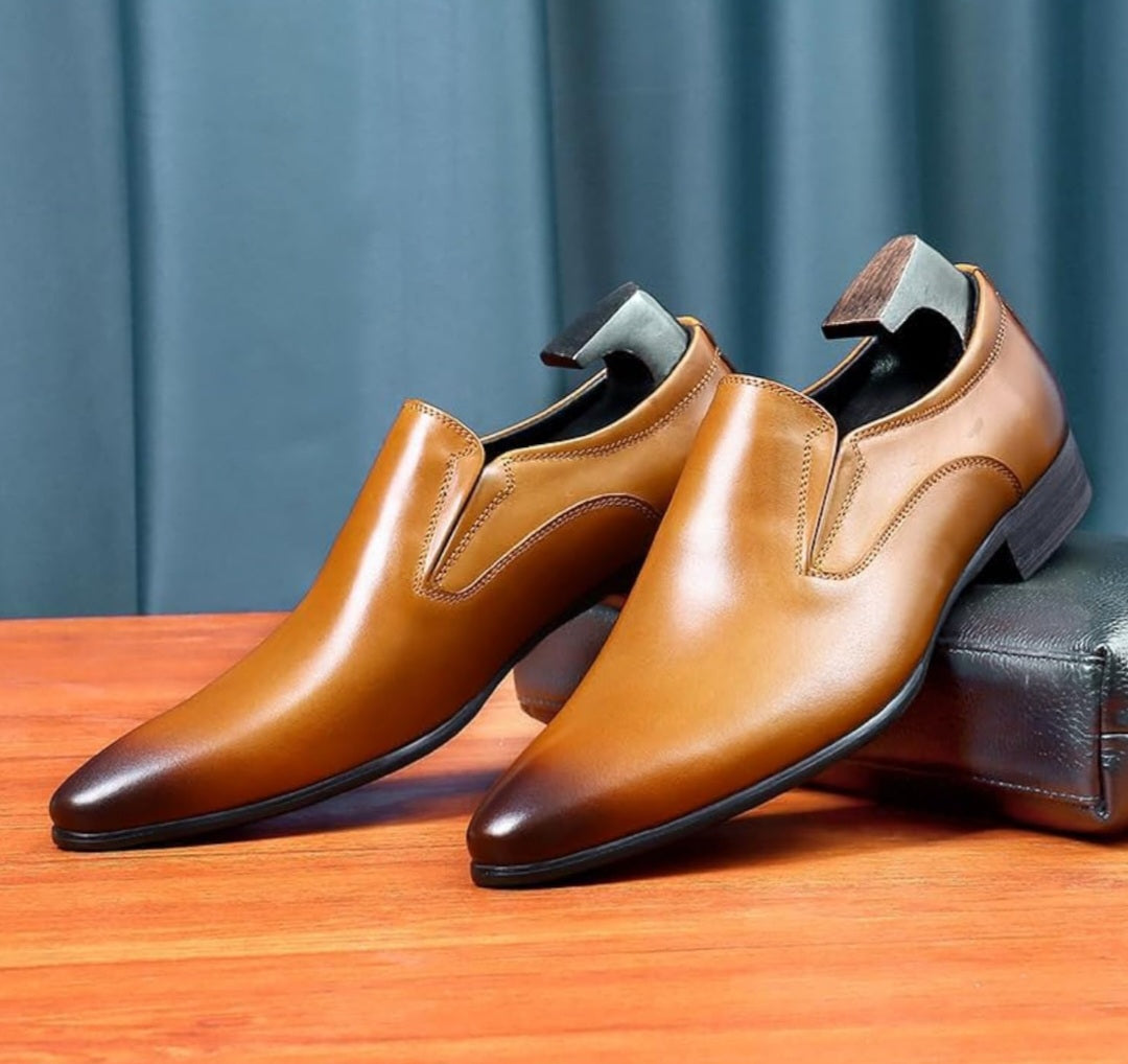 Man's Oxford Slip on Dress shoes
